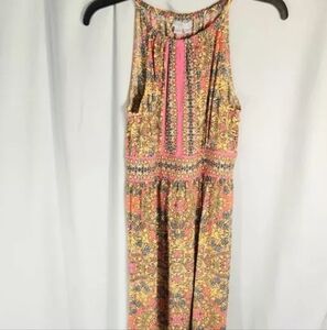 London Times Spaghetti Strap Keyhole Opening Front Dress Size 4